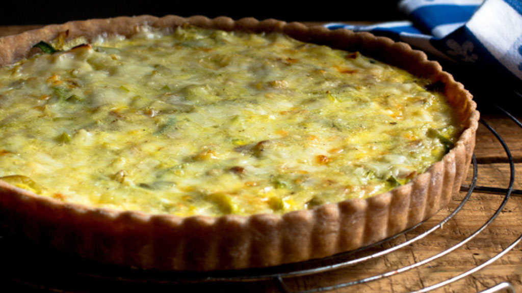 Quiche de alho poró; veja como fazer