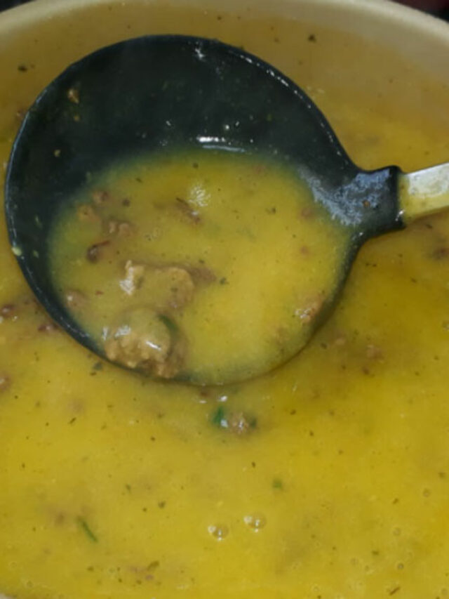 Caldo de legumes com carne