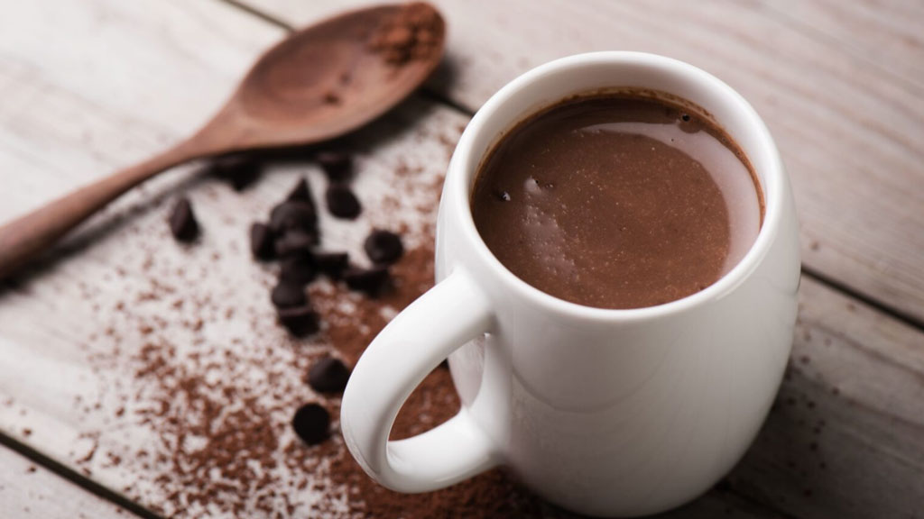 Chocolate quente com canela