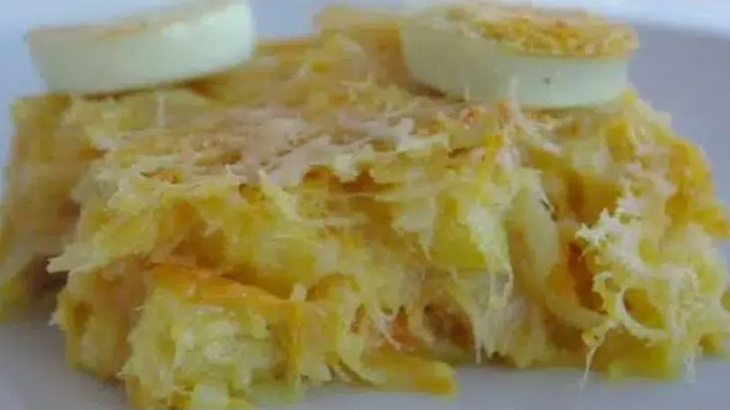 escondidinho de bacalhau