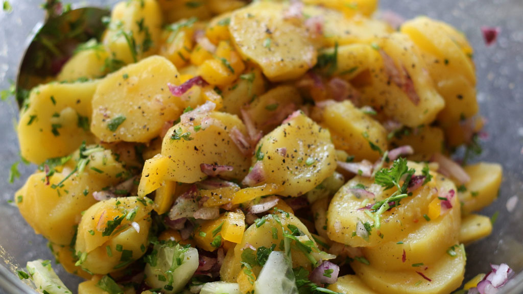 Salada de batata cremosa