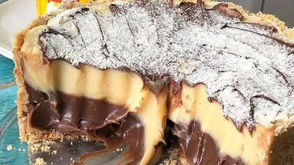 Torta trufada de ninho e chocolate