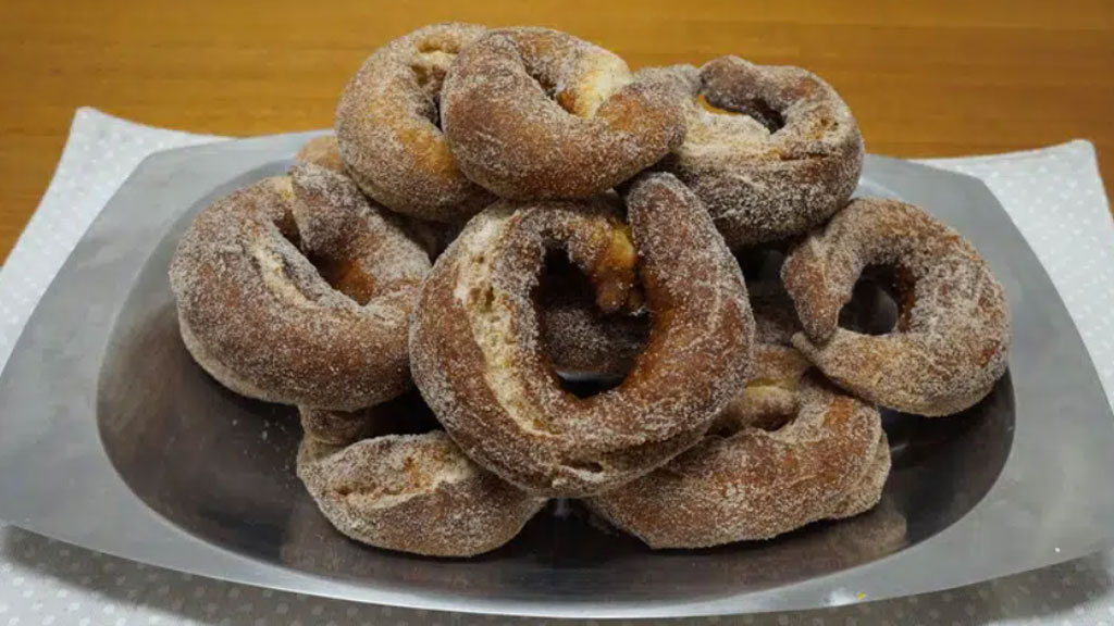 Rosquinha frita de padaria