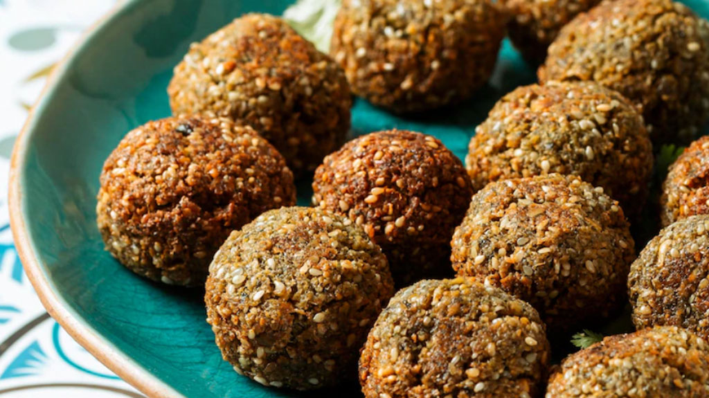 Bolinho de quinoa e abóbora