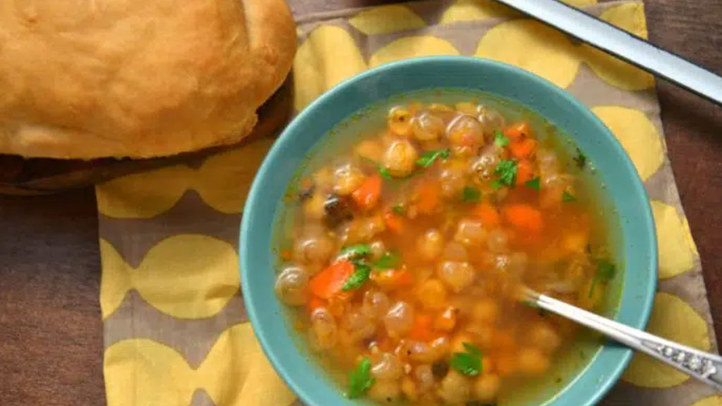 Sopa de grão de bico