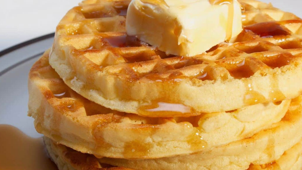 Waffle de pão de queijo