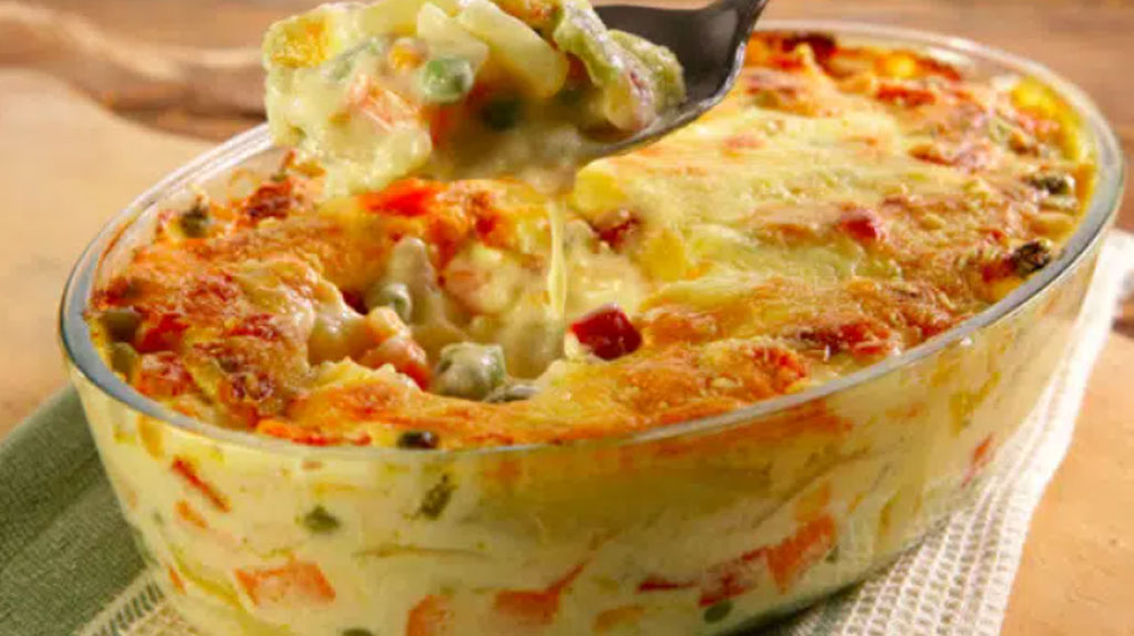 Legumes gratinado simples