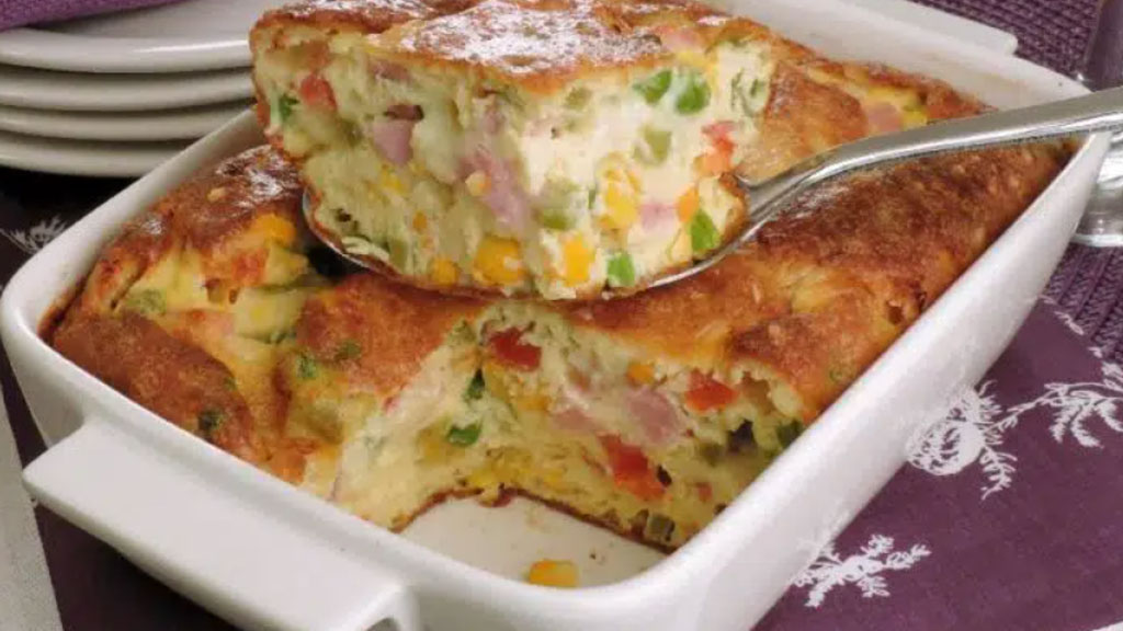 Omelete tudão de forno