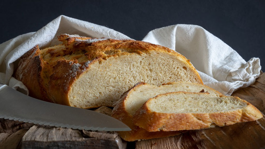 Pão caseiro de laranja