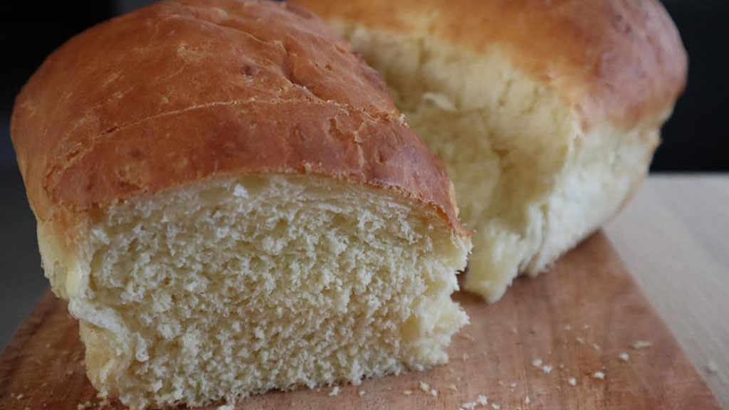 Pão com sobras de arroz