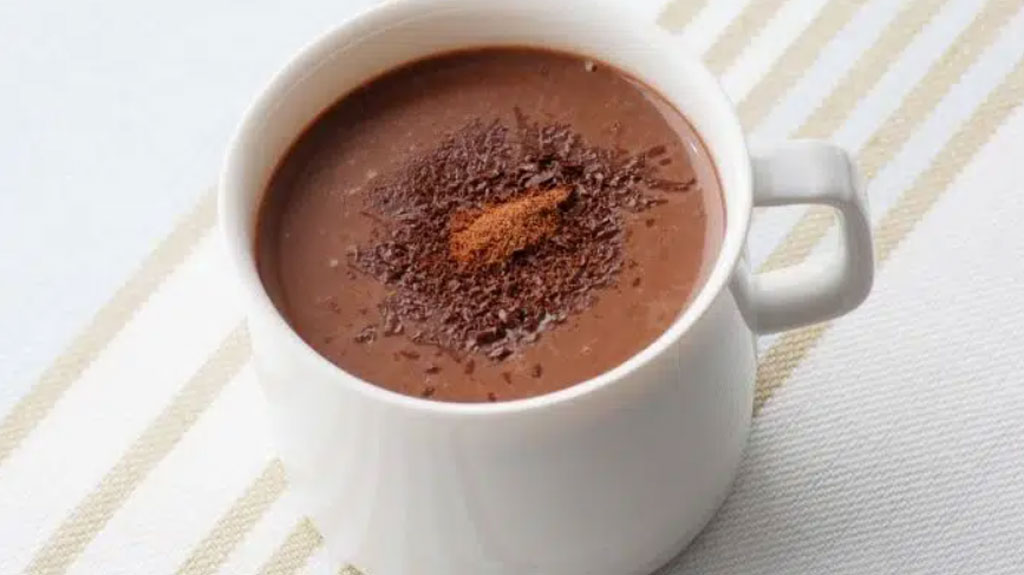 Chocolate quente sem amido