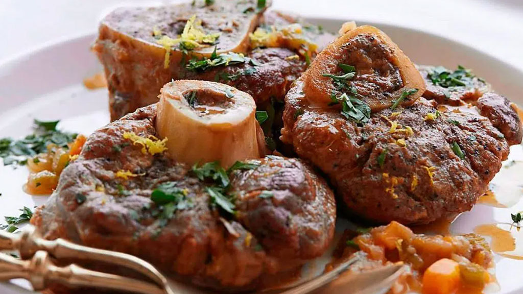 Ossobuco com molho de cerveja preta