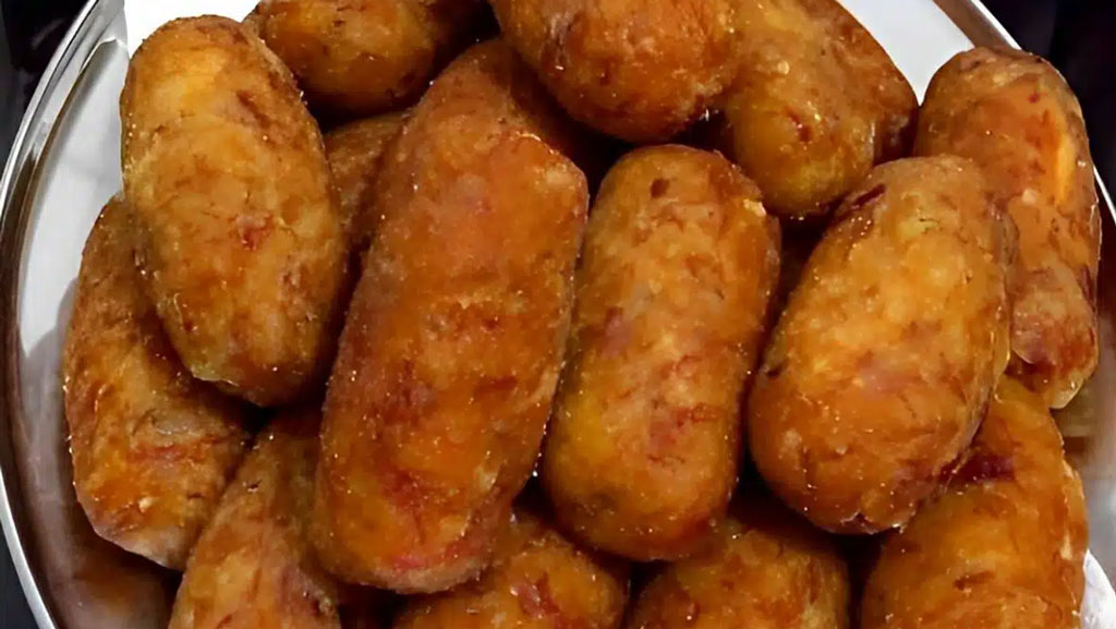 Croquete de cenoura com linguiça