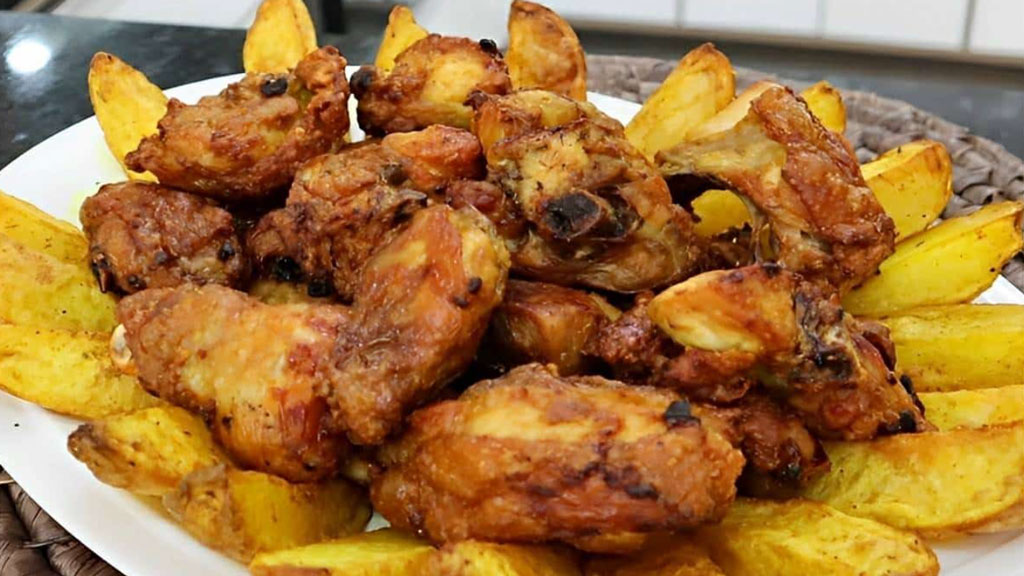 Frango com batata na Airfryer