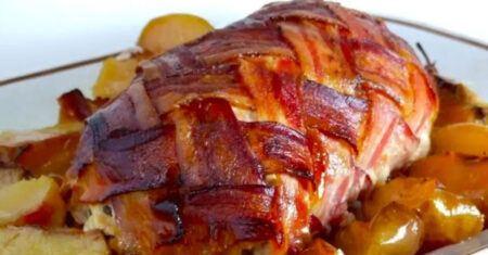 Lombo assado suculento com bacon, faça essa delícia para a ceia de natal