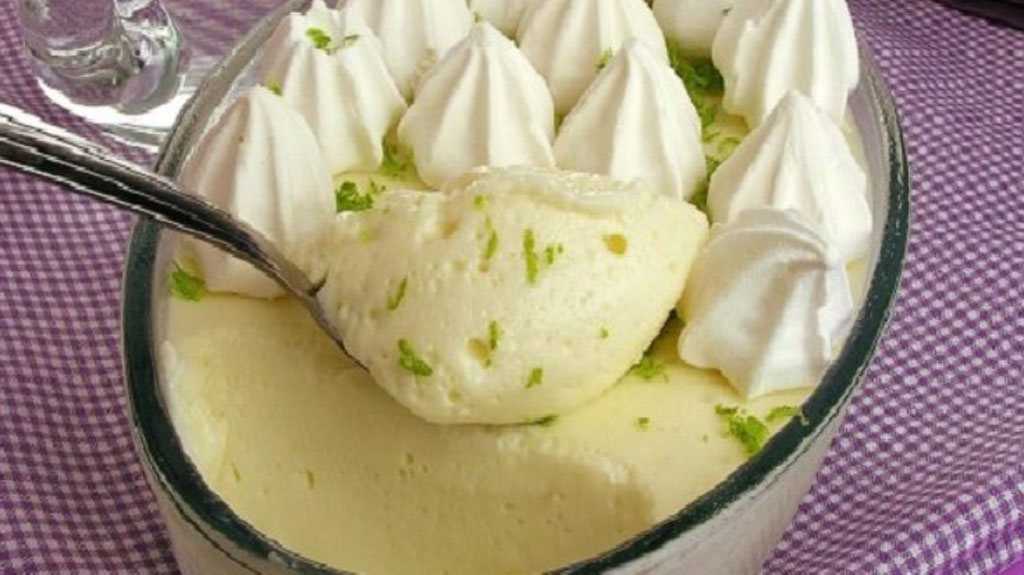 Mousse de limão cremoso