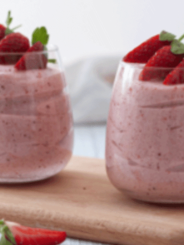 Mousse De Morango Cremoso - Tudo De Receitas