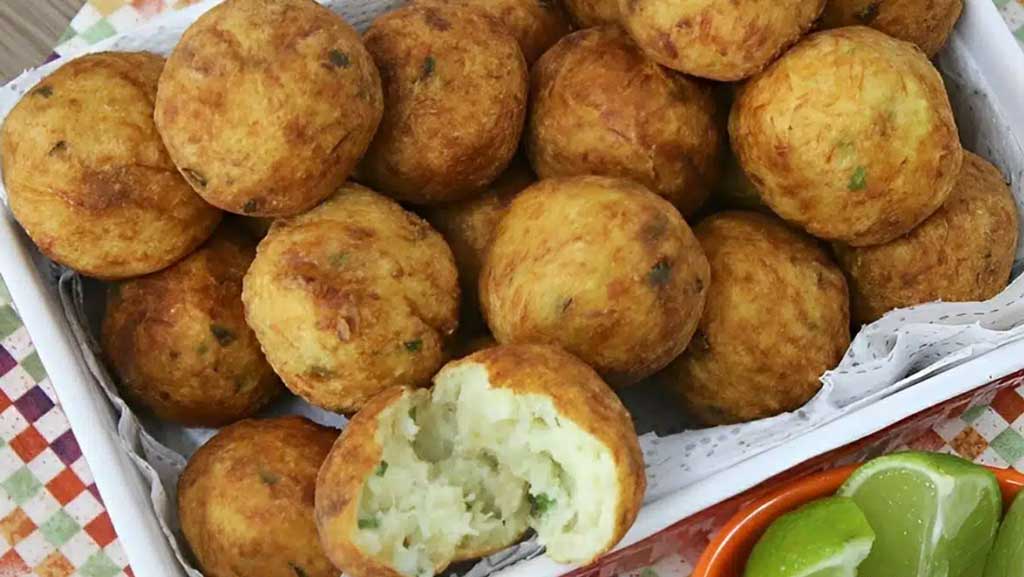 Bolinho de bacalhau simples