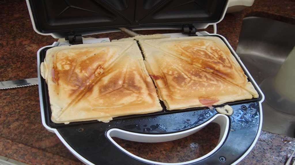 Crepe na sanduicheira