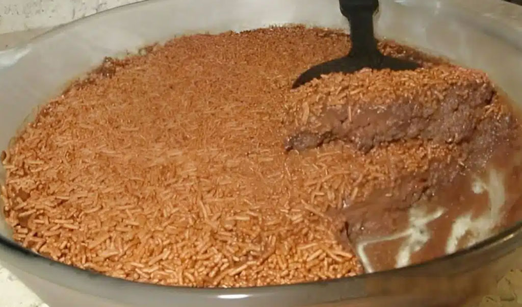 Brigadeiro cremoso no forno