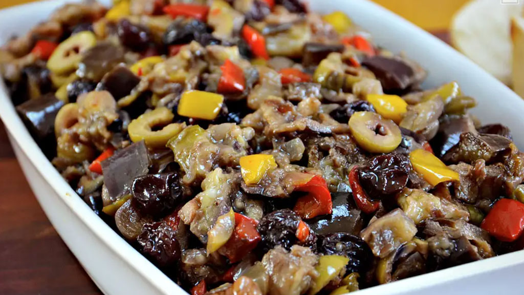 Caponata de berinjela super suculenta