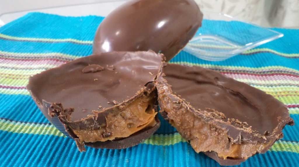 Ovo de páscoa com doce de leite