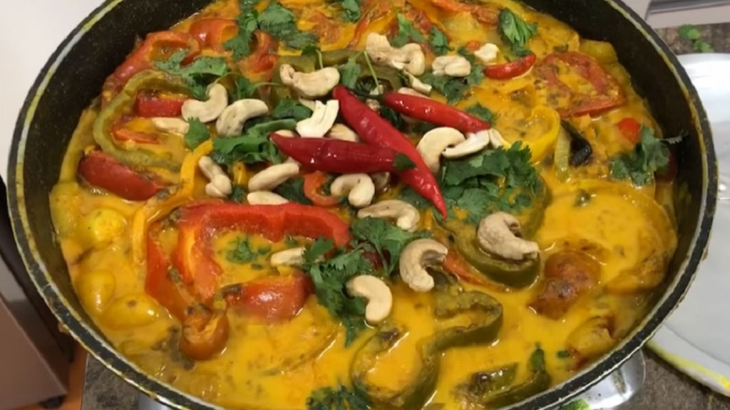 Moqueca com banana da terra