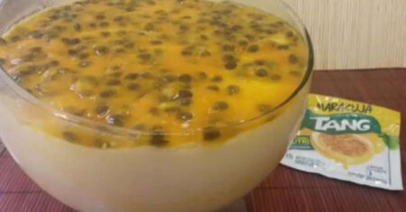 Mousse com suco tang de 3 ingredientes, faça essa sobremesa em 5 minutos