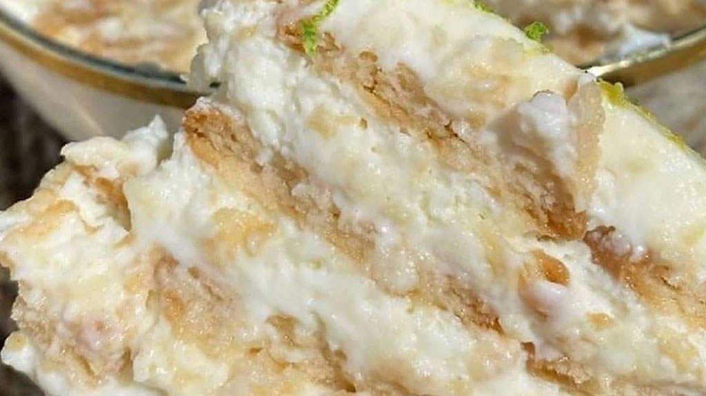 Pavê cremoso de limão com 4 ingredientes