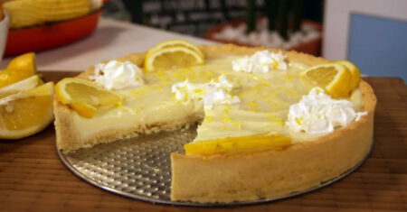 Torta deliciosa de limão siciliano, faça hoje essa sobremesa deliciosa