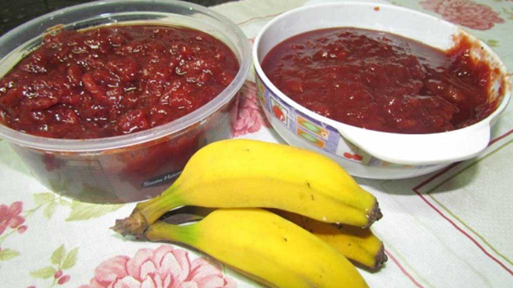 Doce de banana com 3 ingredientes