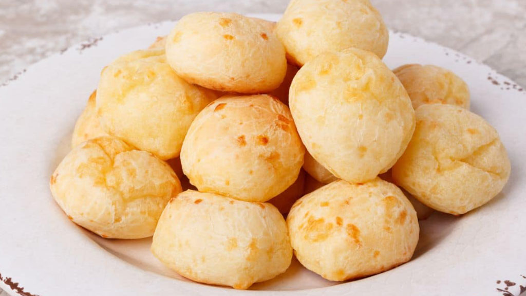 Pão de queijo com 3 ingredientes