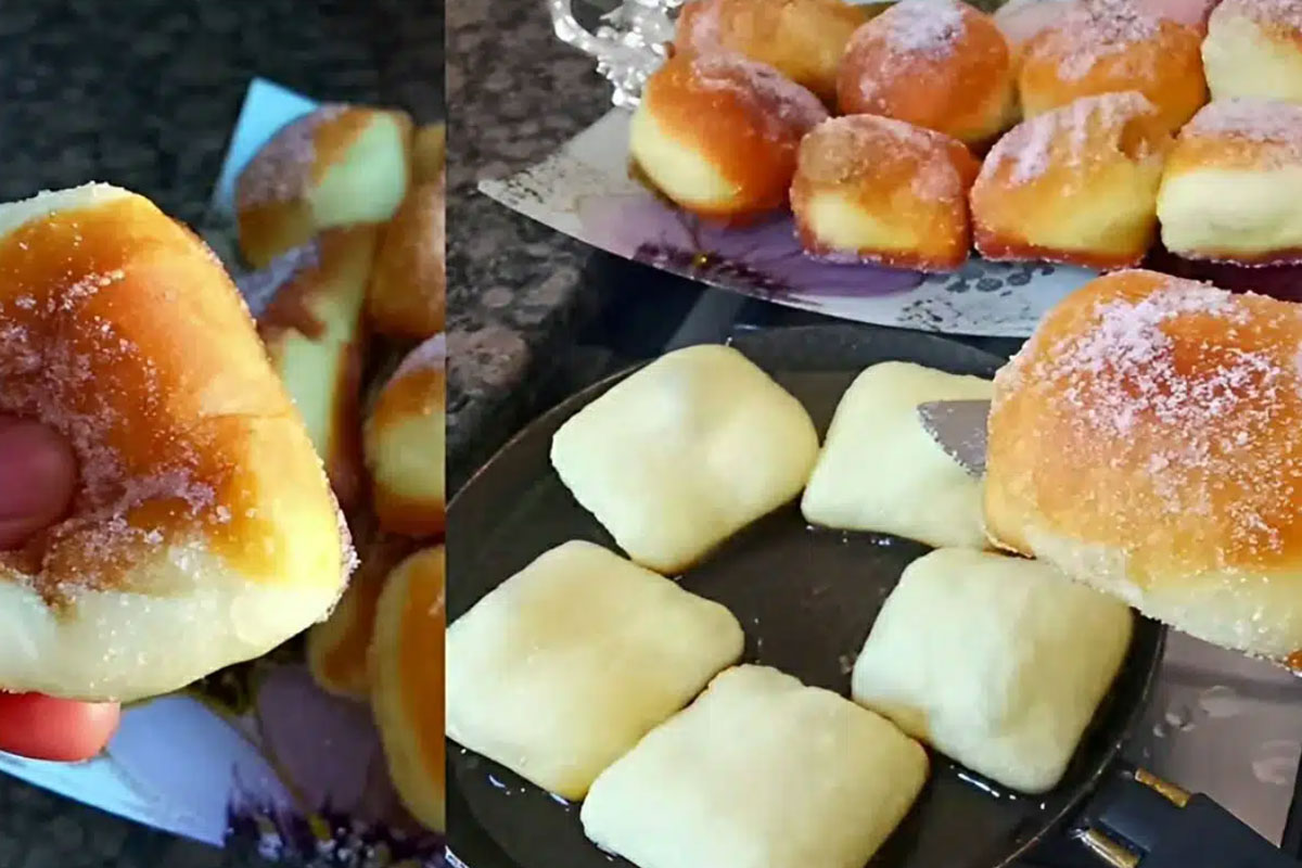 Pãozinho de minuto na frigideira