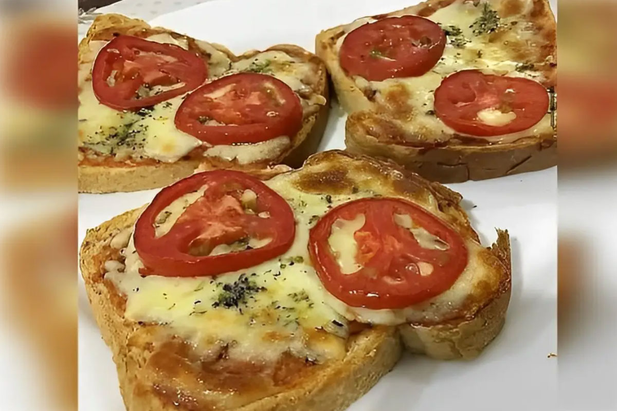 Pizza no pão