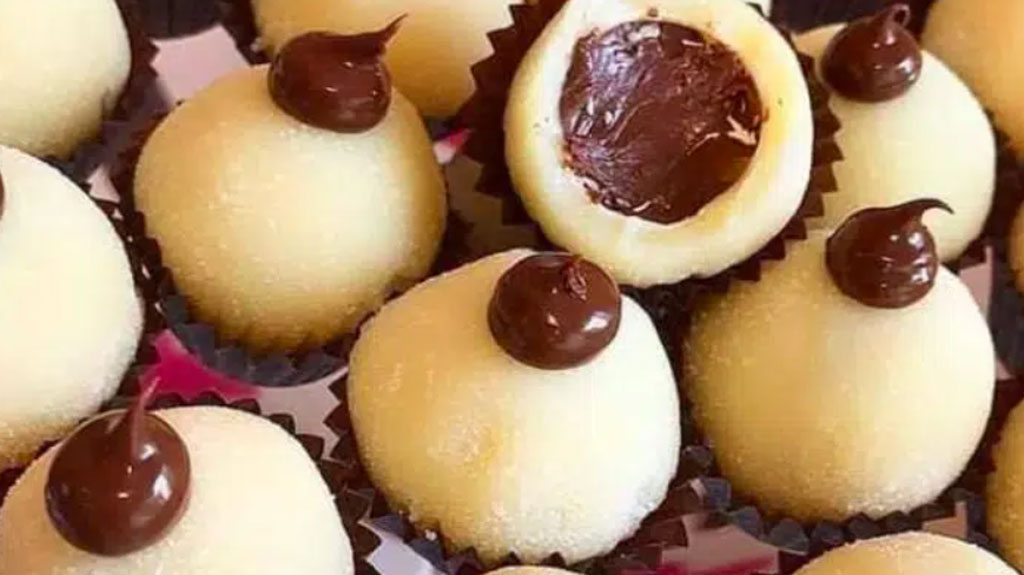 Brigadeiro de nutella com ninho