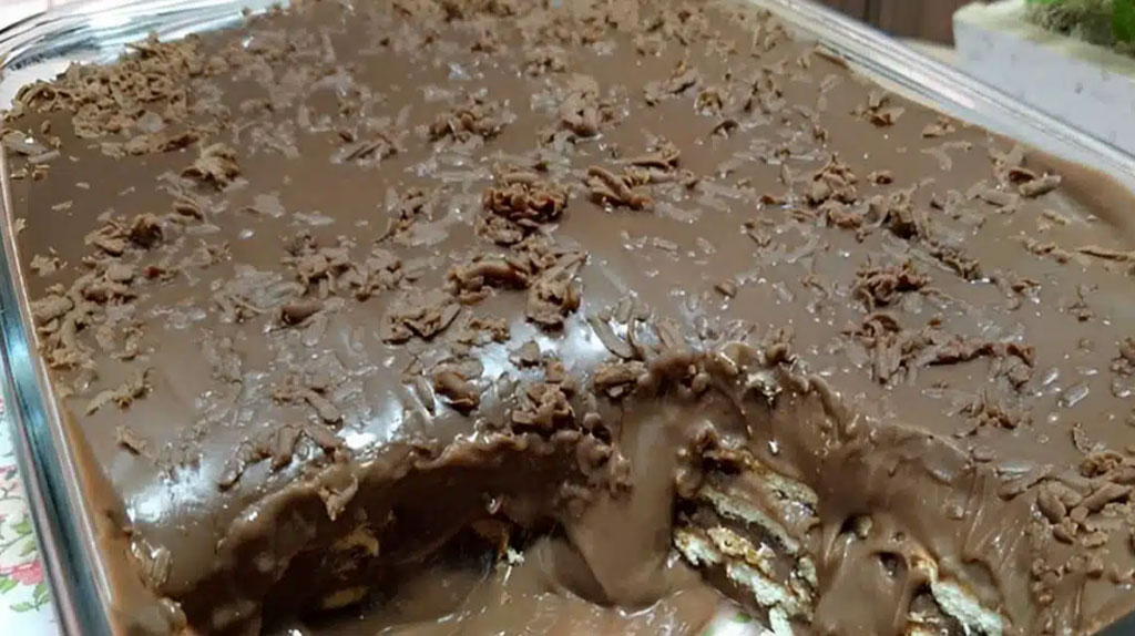 Pavê de puro brigadeiro