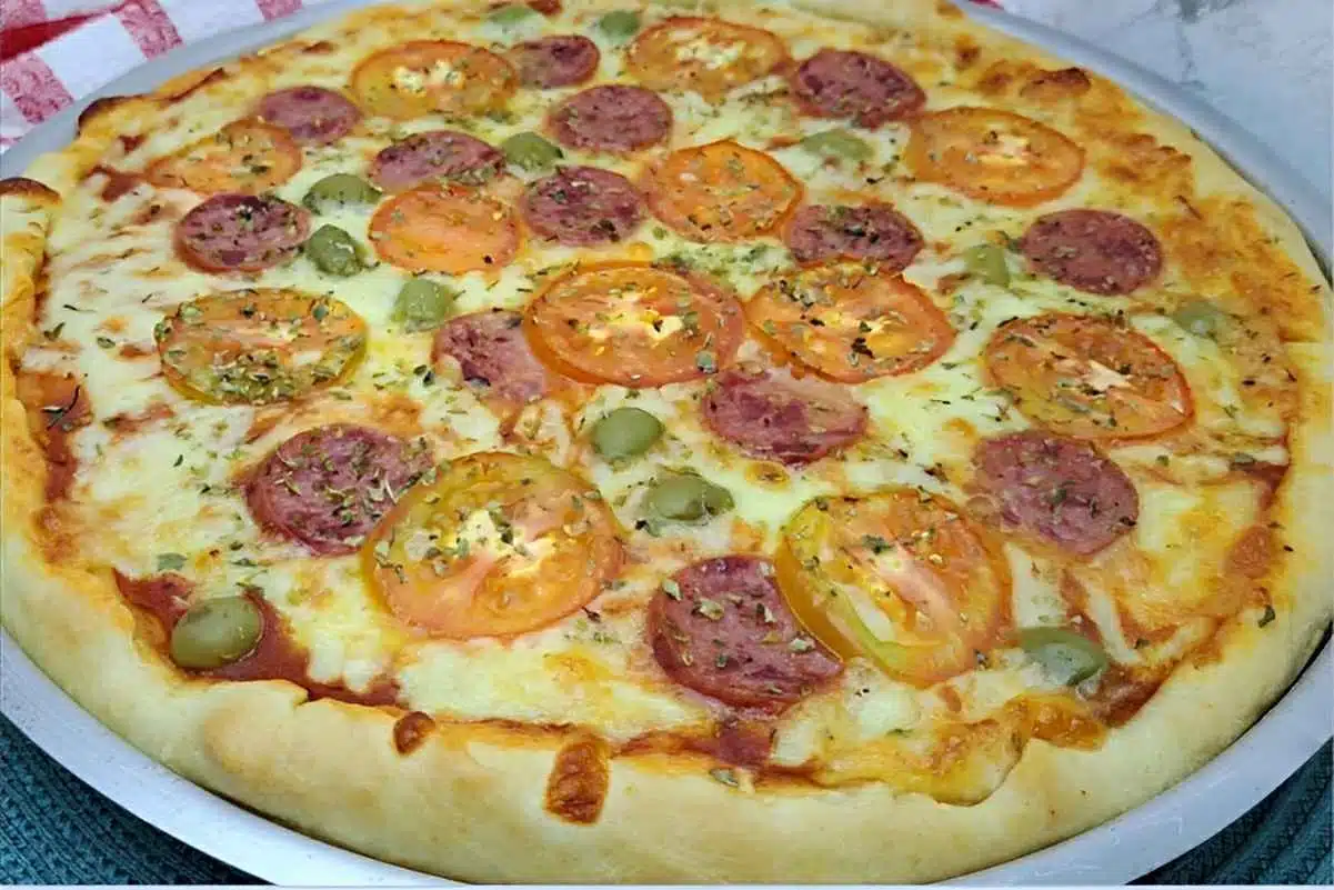 Massa de pizza em casa