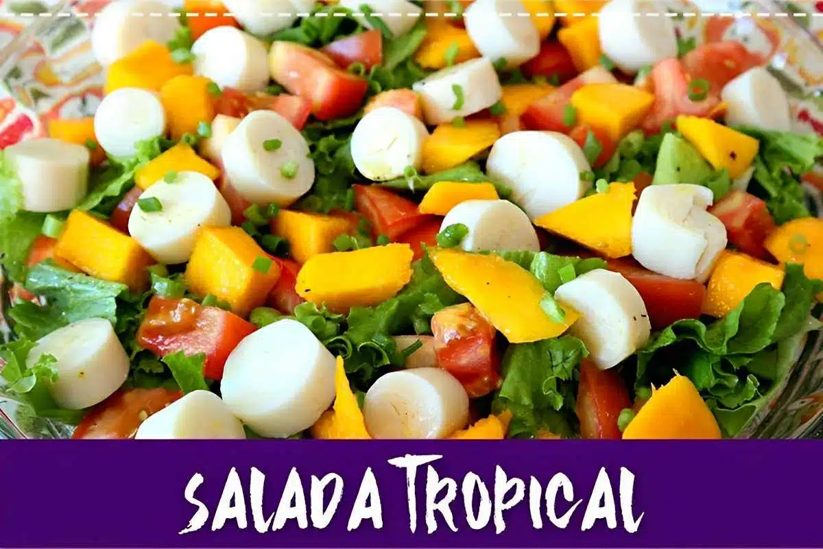 Salada tropical simples