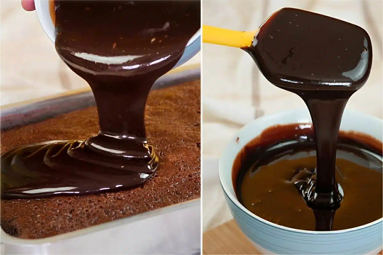 Cobertura de chocolate cremosa