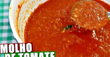 Molho de Tomate Caseiro: o toque gourmet para suas refeições, veja