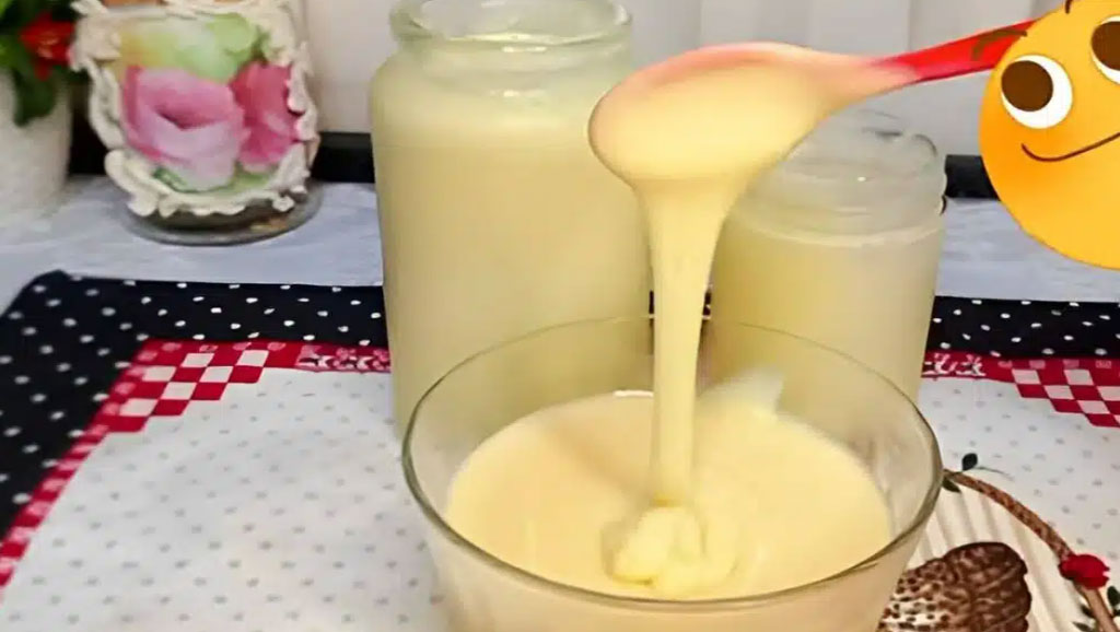 Leite condensado com leite em pó