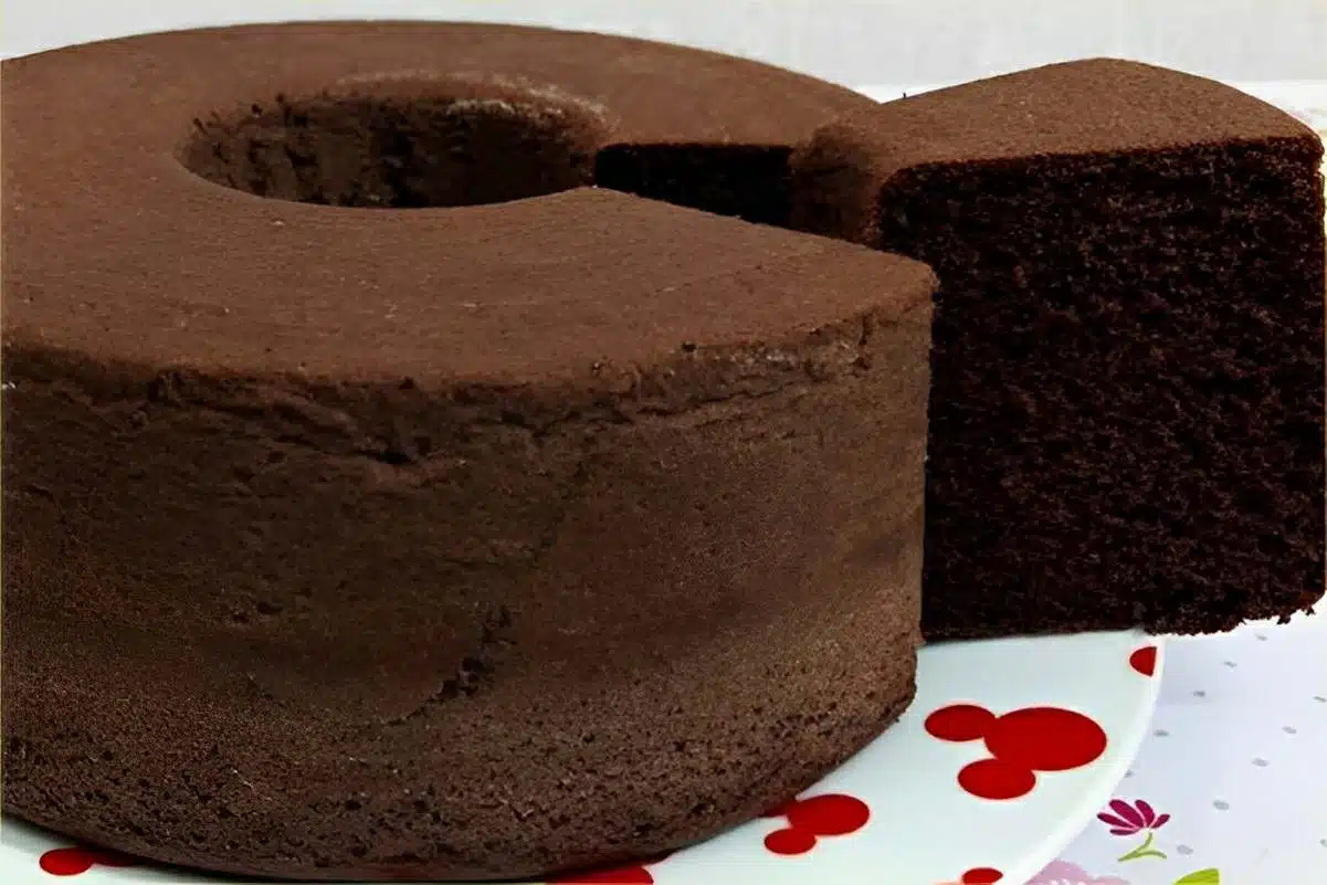 Bolo de chocolate de liquidificador