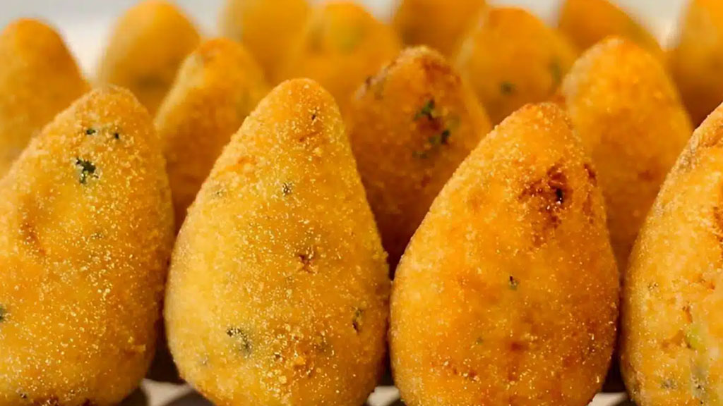 Coxinha de batata doce