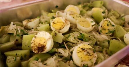 Salada de chuchu e ovo, receita deliciosa para acompanhar suas refeições