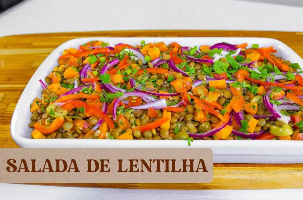 salada de lentilha