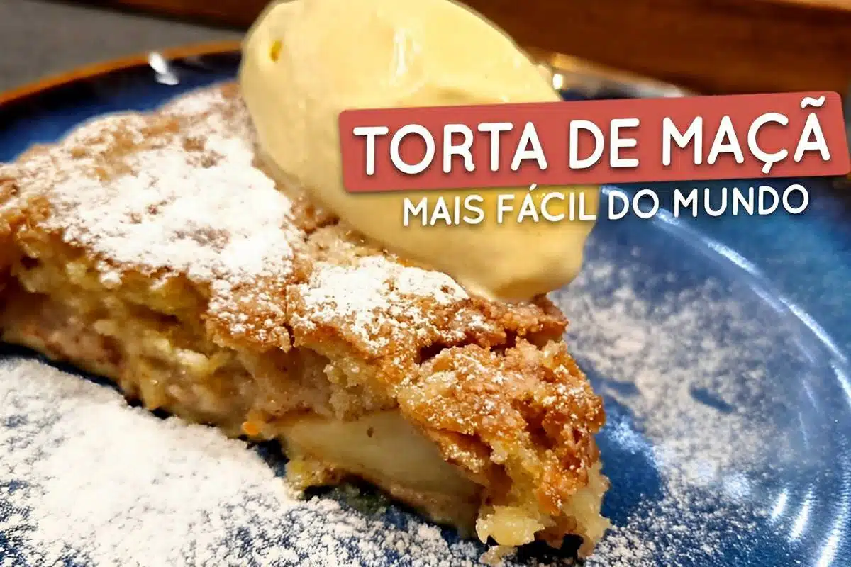 Torta de maçã deliciosa