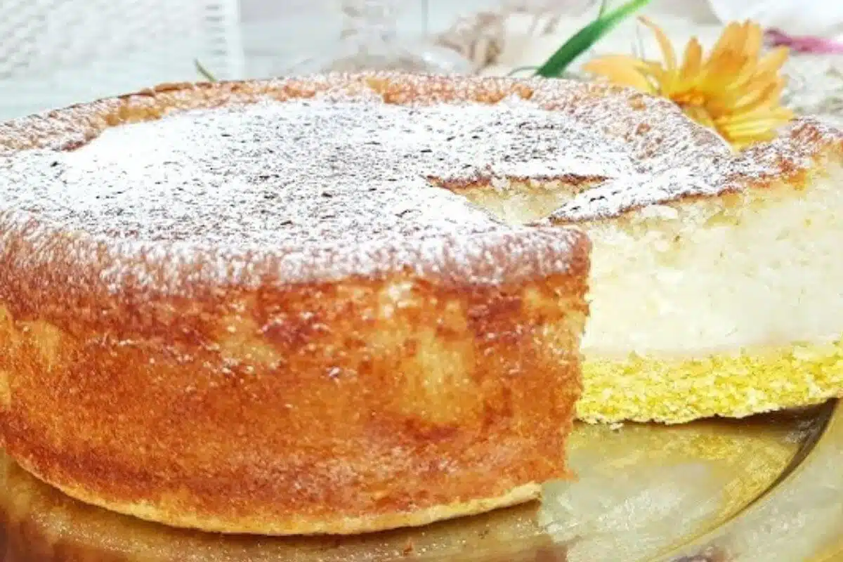 Bolo de flocão cremoso