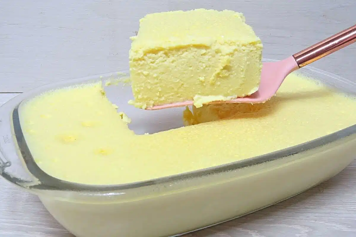 Sobremesa de gelatina de liquidificador