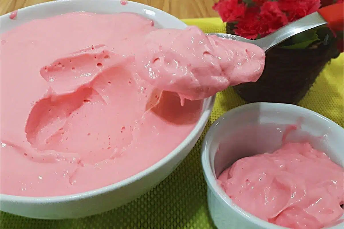 Mousse de morango