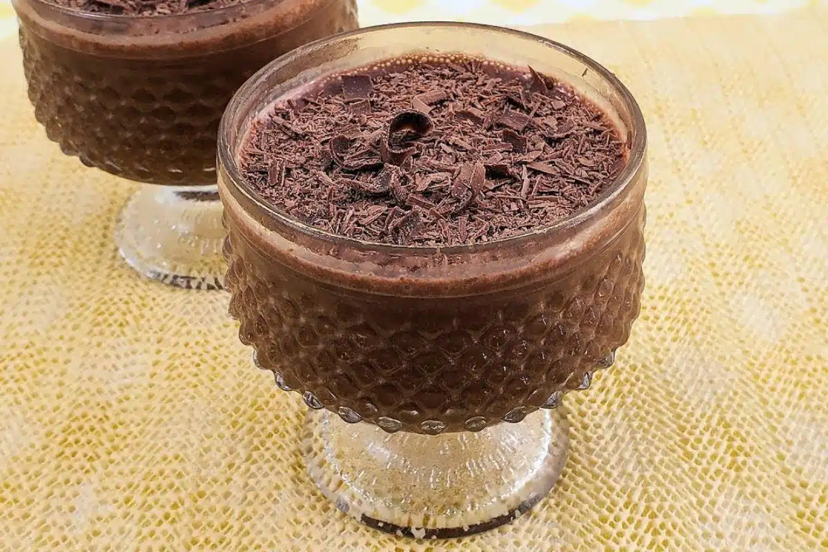 Mousse de chocolate cremoso